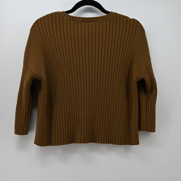 Cabi Womens Sweater Pulled Over Ribbed Casual 3/4 Sleeve S - Picture 2 of 14